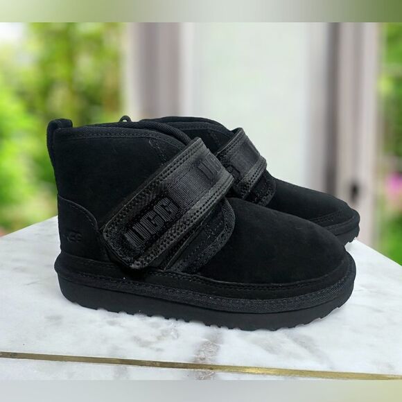 UGG Toddler Neumel Snapback V Strap chukka Winter Snow Shearling Boot Size 6 - Picture 5 of 12